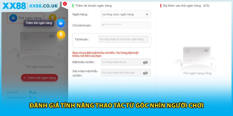 Đánh giá tính năng thao tác từ góc nhìn người chơi