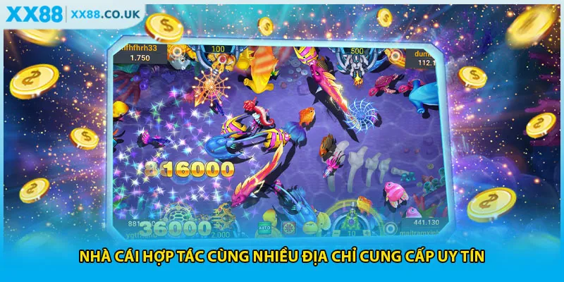 Nhà cái hợp tác cùng nhiều địa chỉ cung cấp uy tín