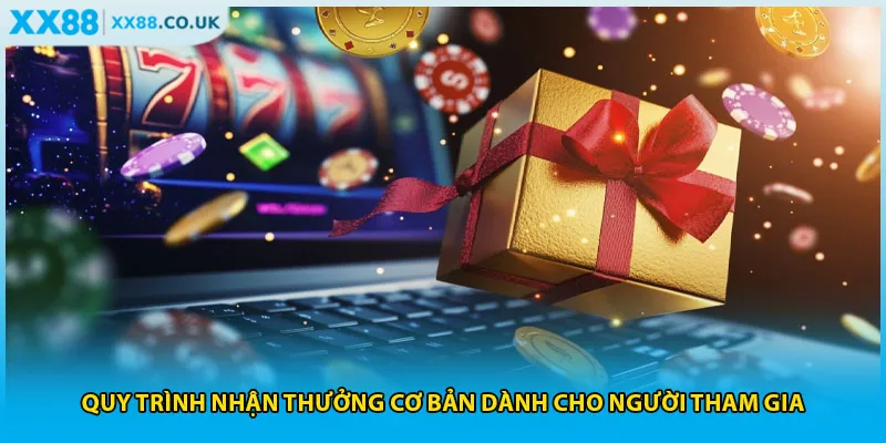 Quy trình nhận thưởng cơ bản dành cho người tham gia